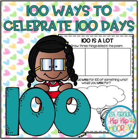 1st Grade Hip Hip Hooray!: 100 Ways to Celebrate 100 Days!!