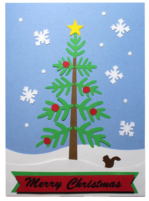 Christmas Tree Pieced Card Two Ways Pazzles Craft Room