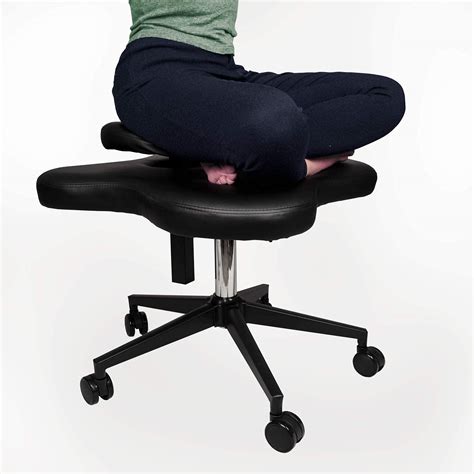Buy Ergonomic Cross Legged Kneeling Chair Yoga Meditation Chair Adjustable For Flexibility