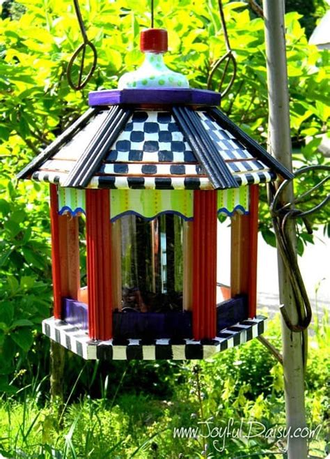 Whimsical Painted Bird House