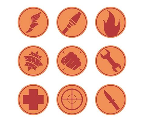 Tf2 Red Class Symbols Posters By Callmejelli Redbubble
