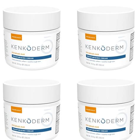 Kenkoderm Psoriasis Moisturizing Cream With 2 Salicylic Acid 10 Oz