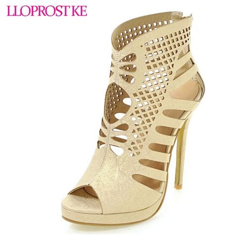 lloprost ke new woman shoes high heels gladiator women pumps sexy hollows ladies stiletto party