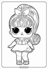 Lol Coloring Pages Printable Doll Pdf Kids Colouring Sheets Unicorn Star Drawing Adults Quality Printables Flower Barbie Cartoon Choose Board sketch template