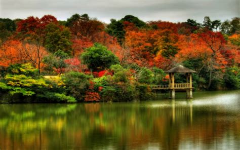 Autumn Lake Sunset For Pc Hd Desktop Wallpaper Instagram Photo