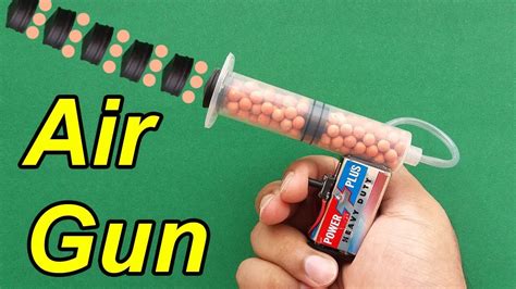 How To Make A Electric Air Gun At Home Amazing Mini Air Shot Gun