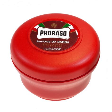 Proraso Red Shaving Soap For Coarse Beard With Sandalwood And Shea But