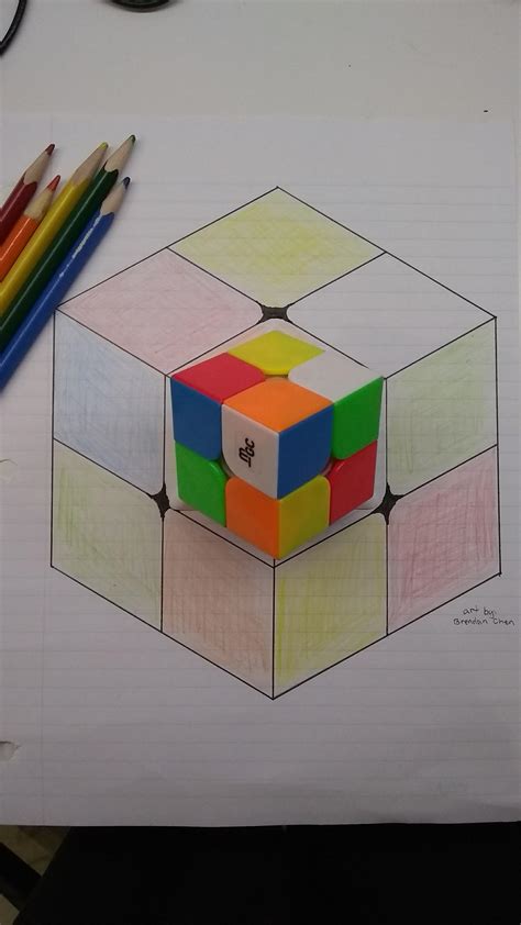 2x2 Drawing I Made For A Poster Rcubers