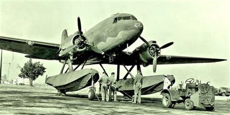 Douglas C 47 Skytrain Aircraft Us Air Base Cuba C1940 Wwiiplanes