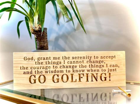 Golf Serenity Prayer Golf Decor Ts For Golfers Ts Etsy Uk