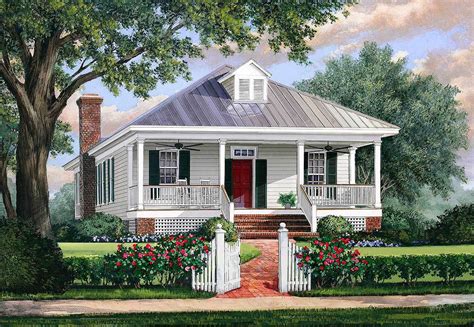Southern Cottage House Plan With Metal Roof 32623wp Architectural