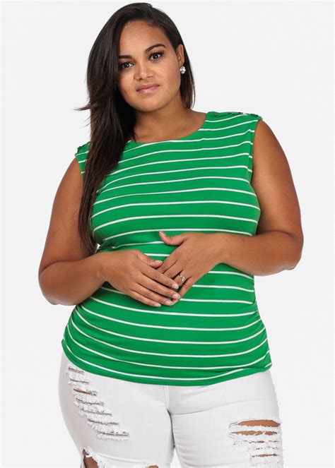 Top Plus Size Striped Sleeve Womens 3x Blouse Stripe Shirt New Nwt