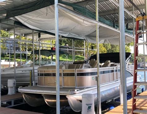 Bennington Pontoon Automatic Boat Cover Spider Lift Boat Covers Llc