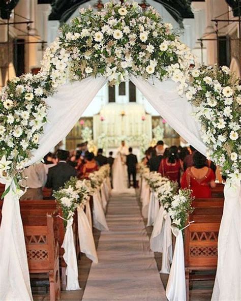 45 Breathtaking Church Wedding Decorations Wedding Forward