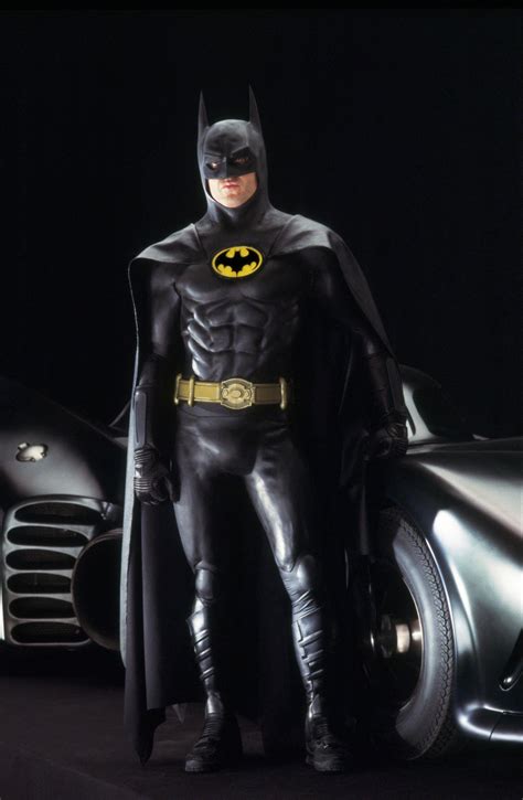 Image Batman 1989 Batman And The Batmobile Batman Wiki