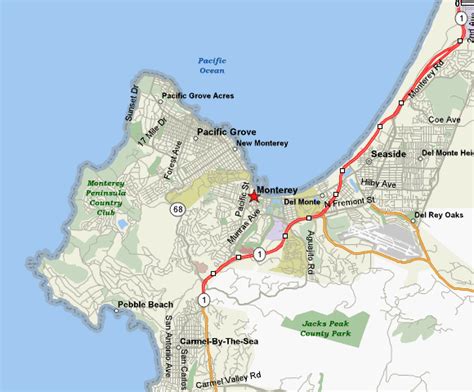 Monterey Map