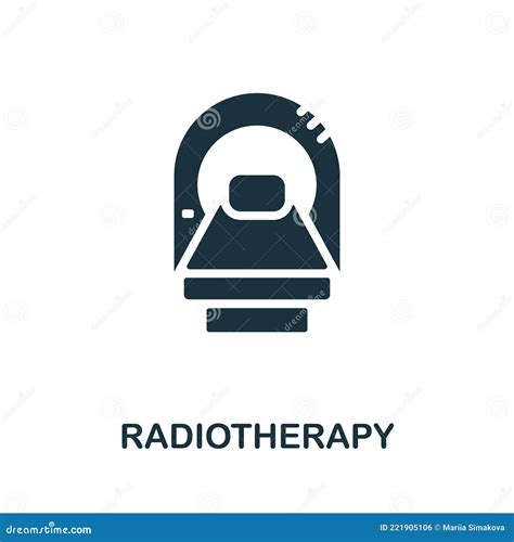 Radiotherapy Icon Monochrome Simple Element From Therapy Collection
