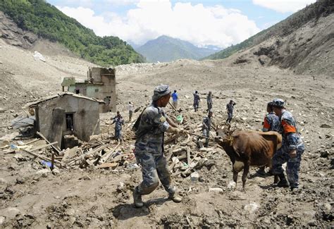 Landslide In Northern Nepal