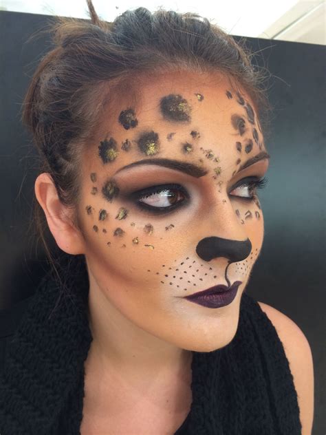 Leopard Adult Face Painting All Mac Cosmetics Makeup By Claire
