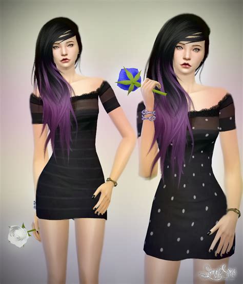 Rose In Hand New Mesh Sims 4 Accessories