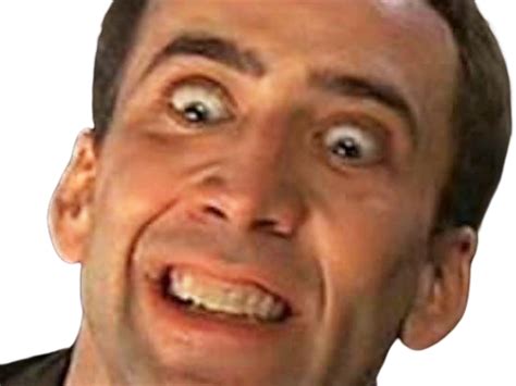 Sticker De Feduniqlo Sur Jvc Nicolas Cage Cage Volte Face Acteur Fou