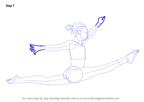 In this video, i am going to draw a gymnast doing a flip. Learn How to Draw a Gymnast (Other Occupations) Step by ...