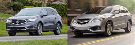 2018 Acura Mdx Vs 2018 Acura Rdx Whats The Difference Autotrader