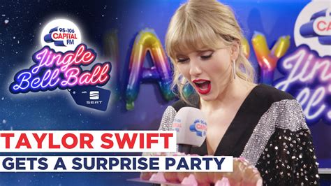 Taylor Swift Gets A Surprise Birthday Party Capitals Jingle Bell