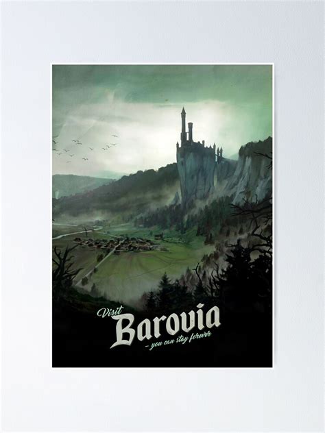 Visit Barovia Poster For Sale By Robertclimso Redbubble