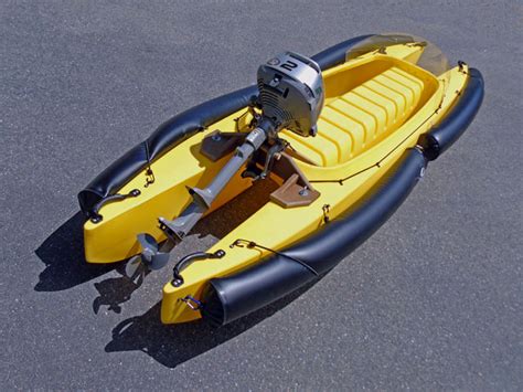 Motor Fishing Kayak 4 Floats 640 Wavewalk Stable Fishing Kayaks And