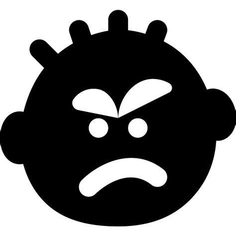 Angry Anger Vector Svg Icon Svg Repo