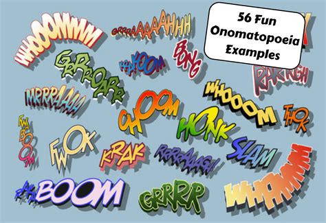 56 Fun Onomatopoeia Examples Teaching Expertise