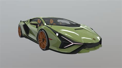 2020 Lamborghini Sián Fkp 37 Download Free 3d Model By Hari Hari31