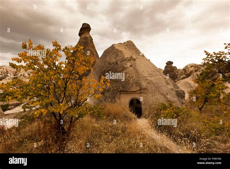 Turkey Cappadocia Goereme National Park Rock Formations Rock Cave