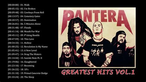 Pantera Greatest Hits Pantera Best Songs Pantera The Best Tracks