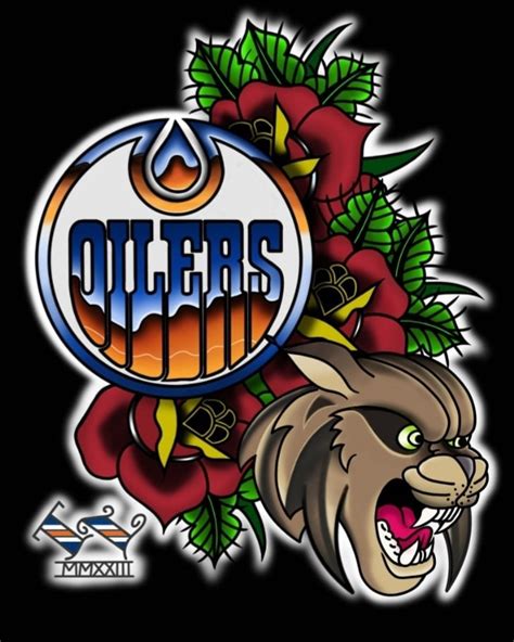 I Made This Edmonton Oilers Tattoo Art Lets Go Oilers Redmonton