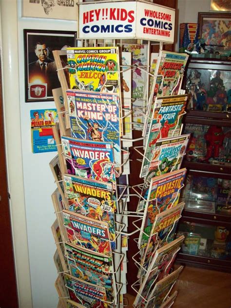 Vintage Comic Book Display Rack Rack Comic Book Vintage Classics