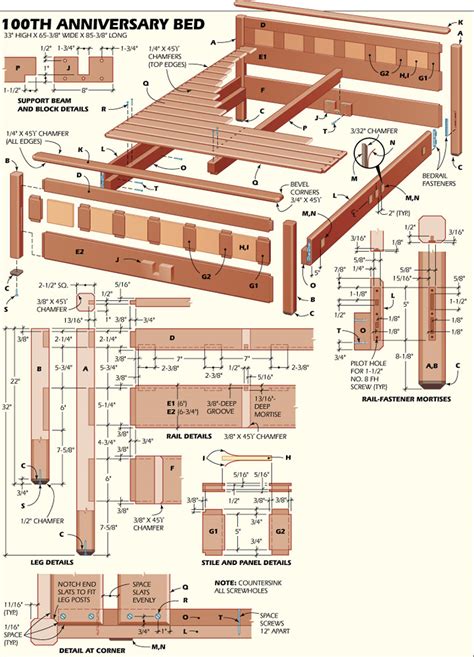 There are some weird options and some pretty basic ones. Wood Bed Plans Woodworking - Blueprints PDF DIY Download How To build.