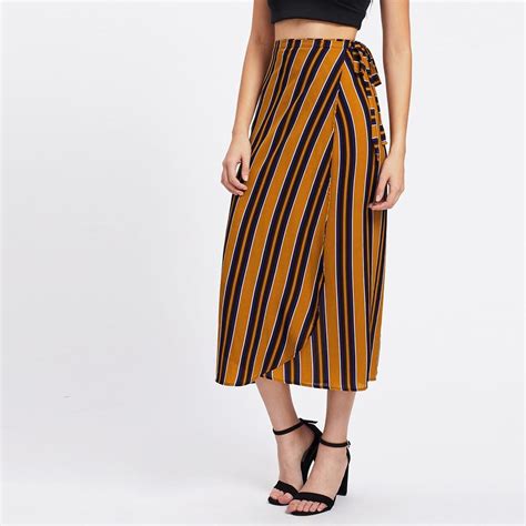shein-vertical-striped-tie-detail-wrap-skirt-wrap-skirt,-striped-tie,-skirt-shopping