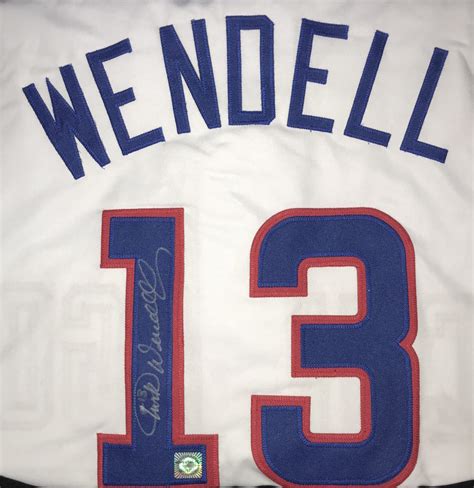 Turk Wendell Signed Custom White Jersey With Csac Coa Chicagoland