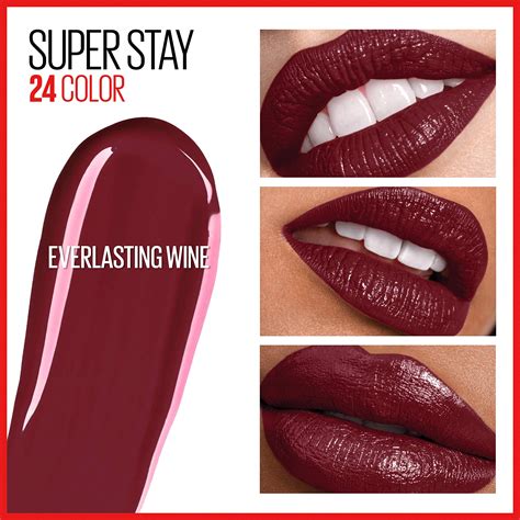 Maybelline Superstay 24 2 Step Liquid Lipstick Makeup Everlasting Wine