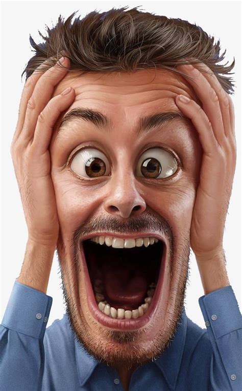 Mens Expression Of Surprise Png Clipart Baotou Expression