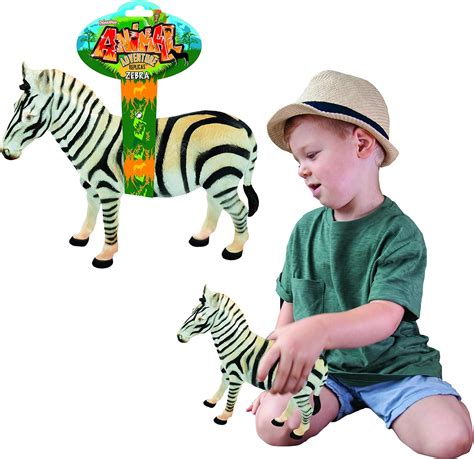 Zebra Toy Animal Adventure Replica Figure By Deluxebase These Large