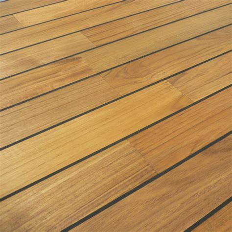 Colours Bali Boat Effect Teak Real Wood Top Layer Flooring 108m² Pack
