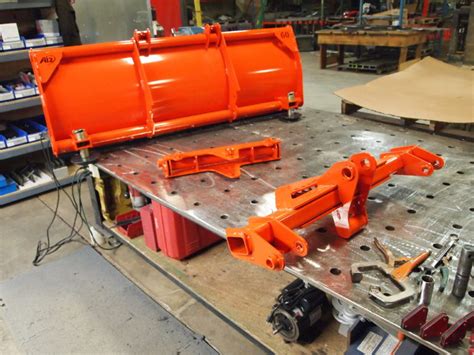 Ai2 Products Kubota Bx Attachments 60 Loader Mounted Snow Plow Back