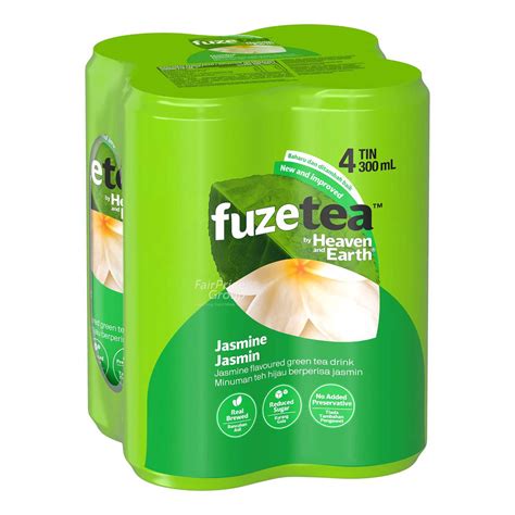 Fuze Tea Flavoured Green Tea Can Drink Jasmine Ntuc Fairprice