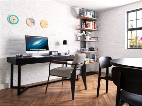 For your home from usa. 21+ Industrial Home Office Designs, Decorating Ideas ...