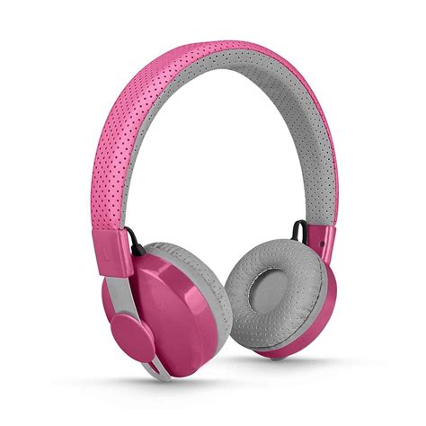 Kids Wireless Bluetooth Pink Headphones Think Pink