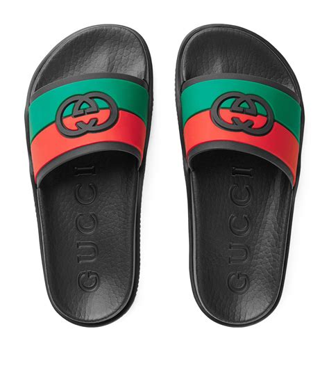 Gucci Kids Interlocking G Slides Harrods Us