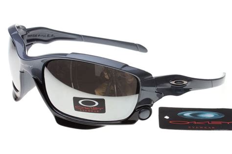 Oakley Jawbone Sunglasses Black Frame Silver Lens 0649